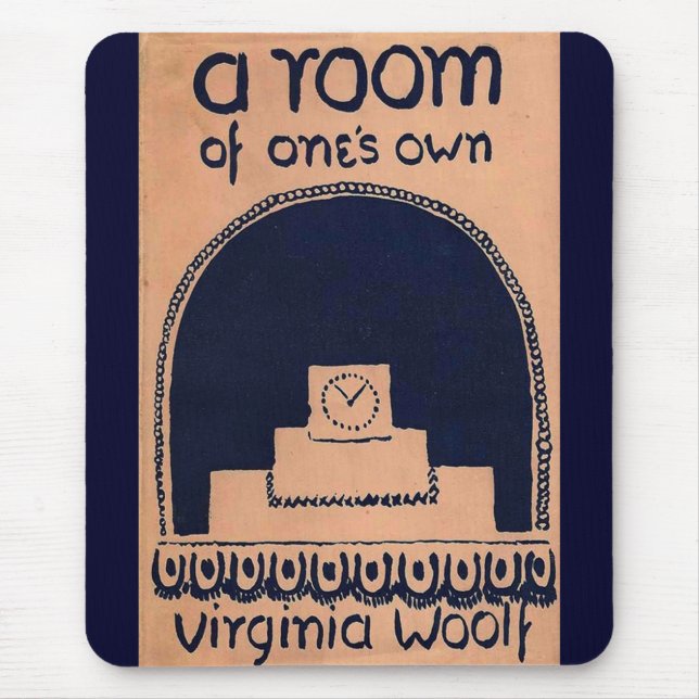 Virginia Woolf  Book Cover A Room of One's Own Mouse Pad (Front)