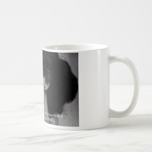 Virginia Woolf Dine/Love Well Love Quote Gifts Coffee Mug (Right)