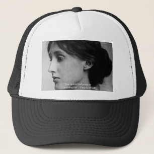 Virginia Woolf "Find Peace" Wisdom Quote Gifts Trucker Hat