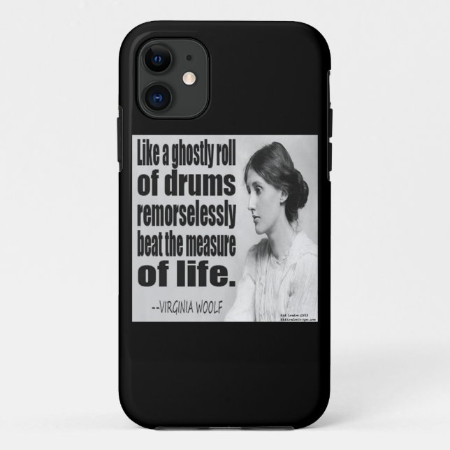 Virginia Woolf Ghostly Roll Quote iPhone 5/5S Case (Back)