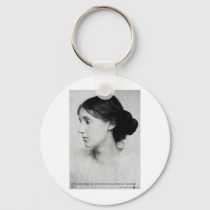 Virginia Woolf "Love Well" Love Quote Mugs & Gifts Key Ring