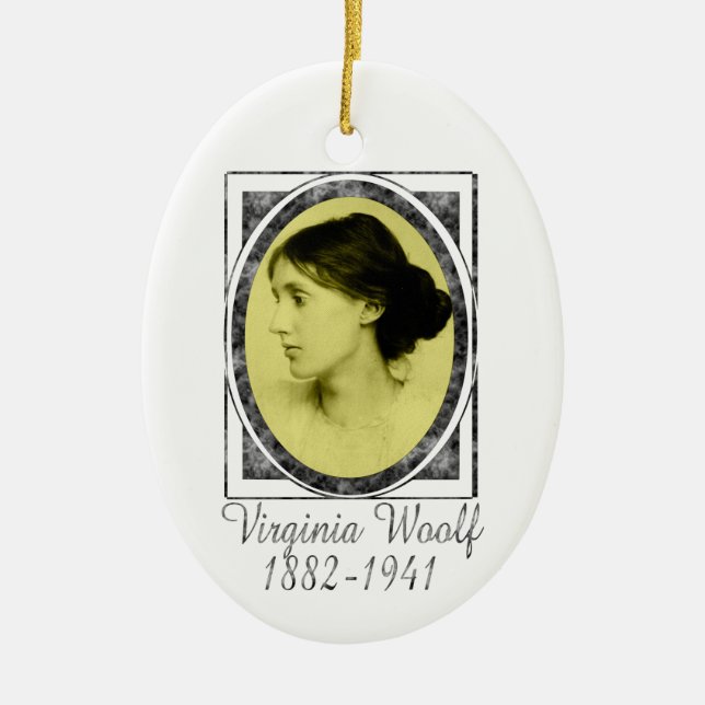 Virginia Woolf Ornament (Front)