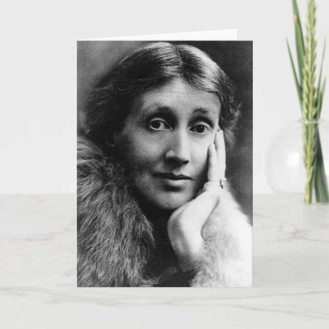Virginia Woolf Portrait Card (Front)