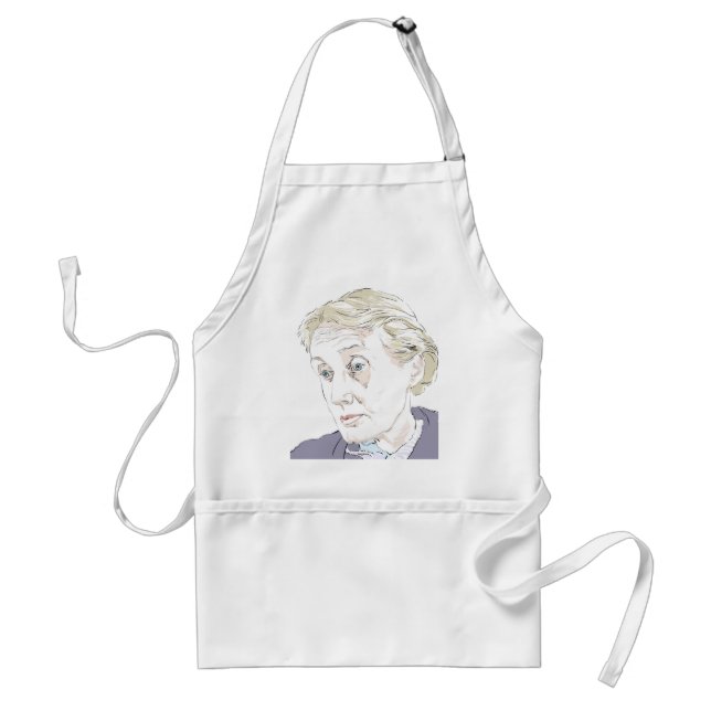 Virginia Woolf Standard Apron (Front)