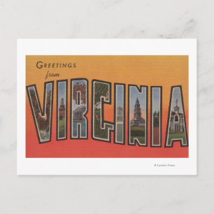 VirginiaLarge Letter ScenesVirginia 3 Postcard