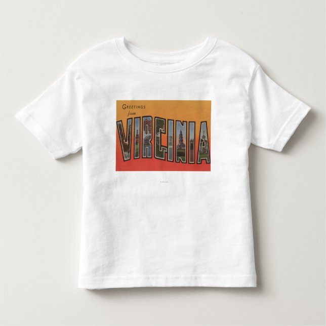 VirginiaLarge Letter ScenesVirginia 3 Toddler T-Shirt (Front)