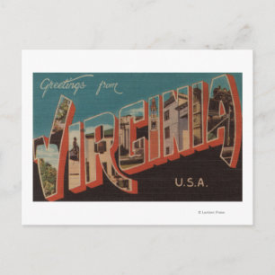 VirginiaLarge Letter ScenesVirginia 4 Postcard