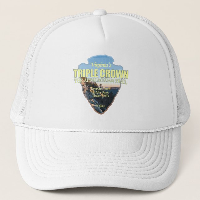 Virginia's Triple Crown (arrowhead) Trucker Hat (Front)