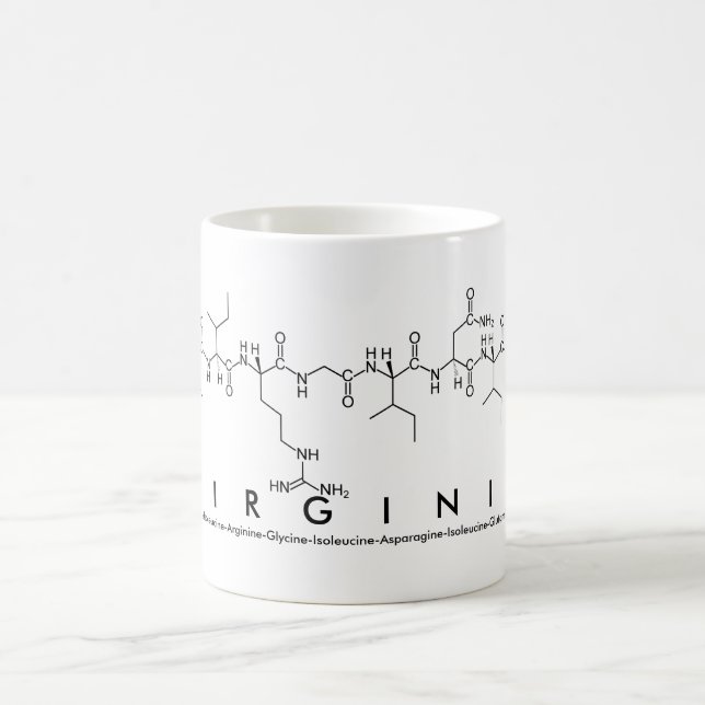 Virginie peptide name mug (Center)