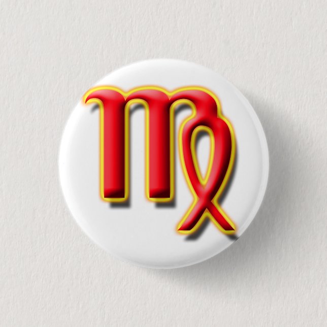 Virgo #1 Button (Front)