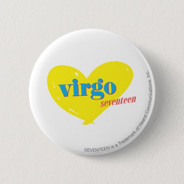 Virgo 3 6 cm round badge (Front)