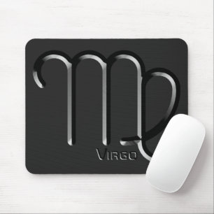 VIRGO, Abstract Design of the Zodiac Sign, Mouse Pad
