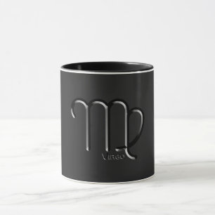 VIRGO, Abstract Design of the Zodiac Sign, Mug
