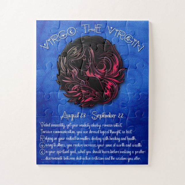 Virgo Acrostic Puzzle (Vertical)