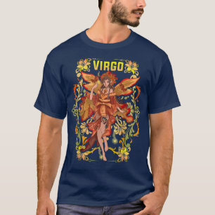 Virgo Anime Birthday Fairy Fairies Virgo  T-Shirt