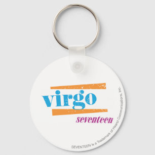 Virgo Aqua Key Ring