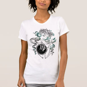 Virgo Art Deco Lady T-Shirt