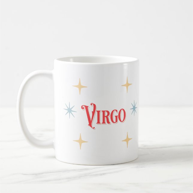 Virgo Astrological Sign  Coffee Mug (Left)