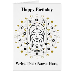 Virgo Astrology Birthday Card  Aug 23-Sept 22