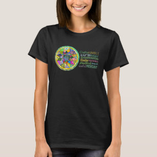 Virgo Astrology Mandala characteristics traits  un T-Shirt