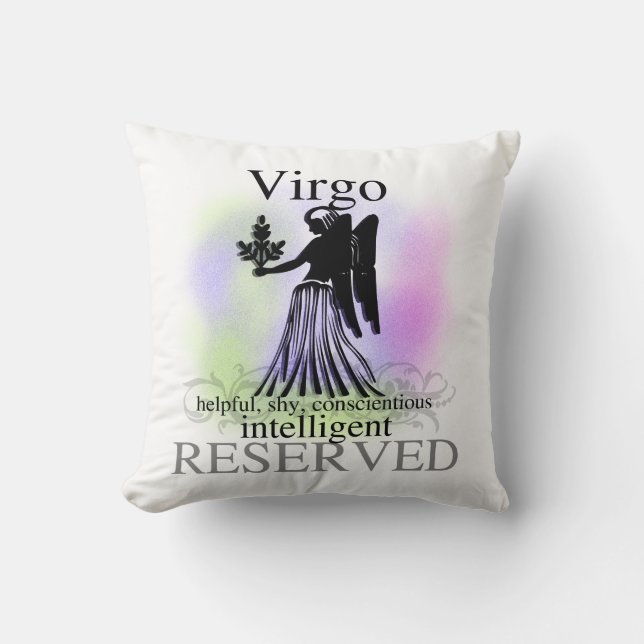 Virgo Astrology Sign American MOJO Pillow (Front)