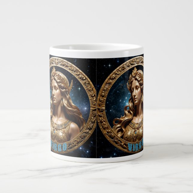 Virgo astrology sign large coffee mug (Front)