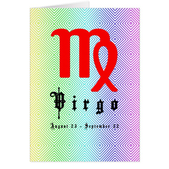 Virgo, august 23 - september 22 (Front)