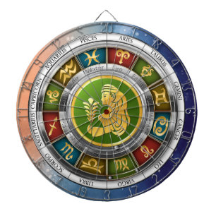 Virgo (August 23-September 22). Zodiac Signs. Dartboard