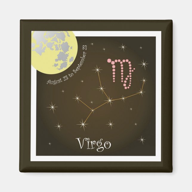 Virgo August 23 to September 23 Magnet (Front)