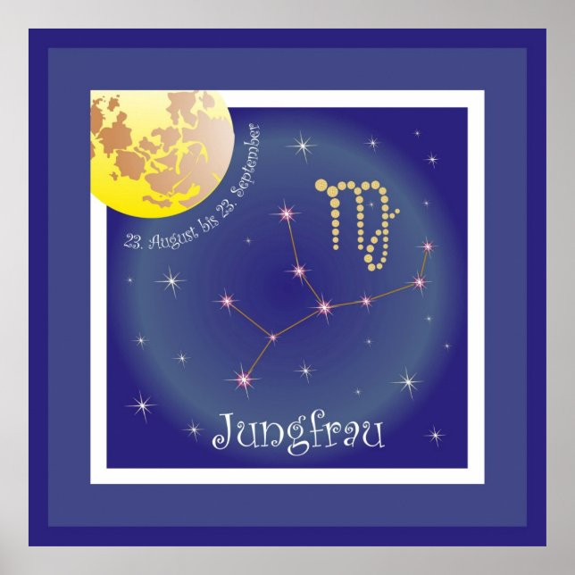 Virgo August 23 to September 23 Poster (Front)