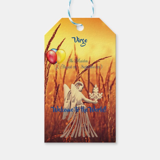 Virgo Baby  Gift Tags (Front)