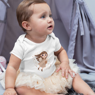 Virgo Baby: "Virgo's Pure Celestial Elegance" Baby Bodysuit