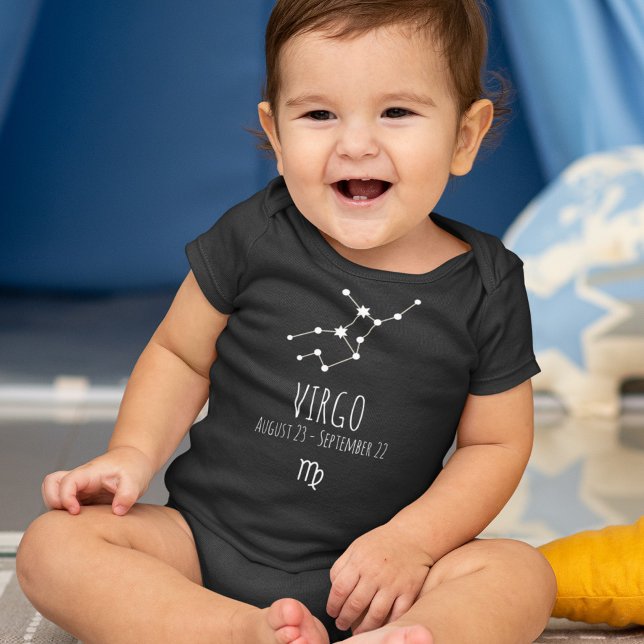Virgo Birth Sign | Zodiac Constellation Baby Bodysuit (Creator Uploaded)