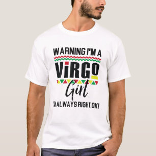 Virgo Birthday August September Zodiac Astrology B T-Shirt