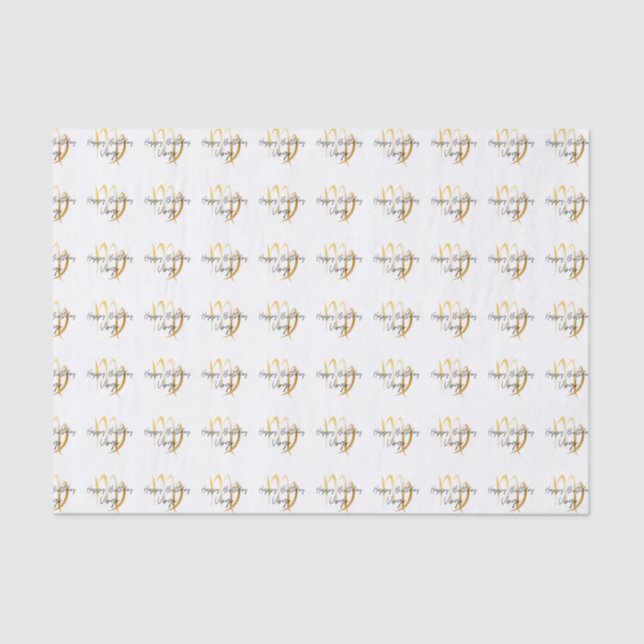 Virgo Birthday Tissue Paper (Front)