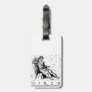 Virgo Birthday Year Astrological Zodiac Sign Luggage Tag