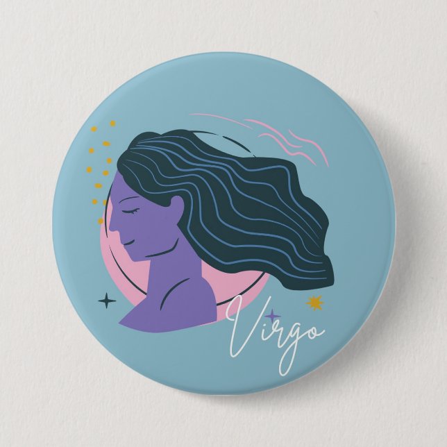 Virgo button badge  (Front)