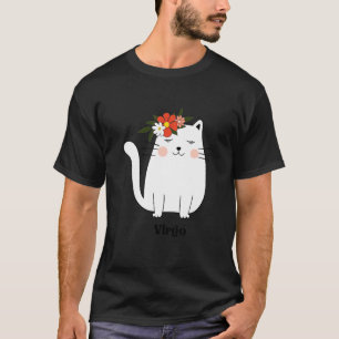 Virgo Cat Zodiac Birth Sign T-Shirt