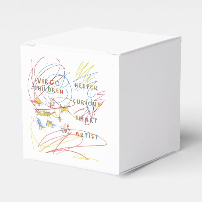 Virgo Childrens Party  Favour Box (Front Side)