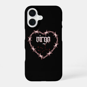 Virgo Constellation Gothic Dark Edgy Birthday iPhone 16 Case