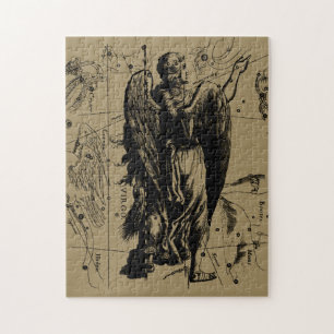 Virgo Constellation Hevelius 1690 Aug 23  Sept 22 Jigsaw Puzzle