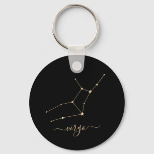 Virgo Constellation Key Ring