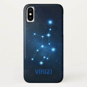 Virgo Constellation Zodiac iPhone X Case