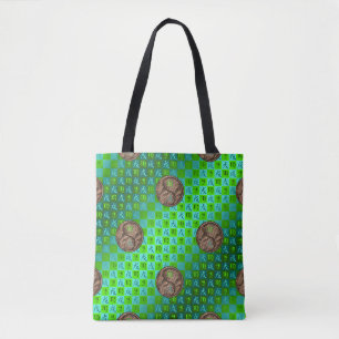 Virgo & Earth Dog Tote Bag
