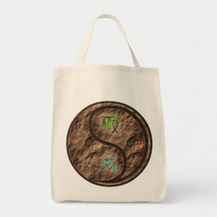 Virgo & Earth Dog Tote Bag