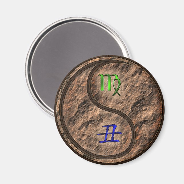 Virgo & Earth Ox Magnet (Front/Back)