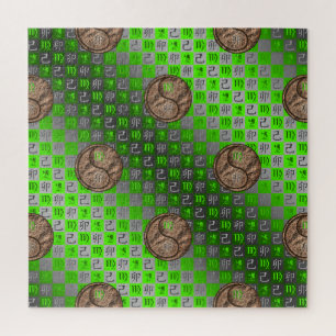 Virgo & Earth Rabbit Jigsaw Puzzle