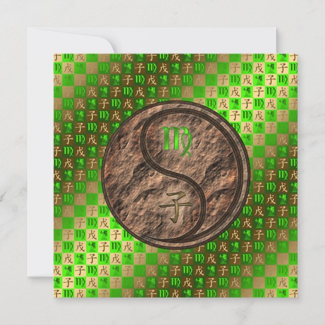 Virgo & Earth Rat Card (Front)