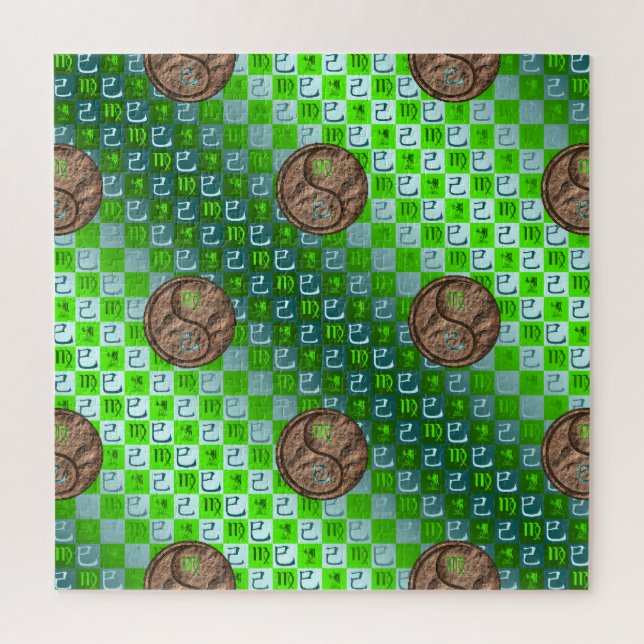 Virgo & Earth Snake Jigsaw Puzzle (Vertical)