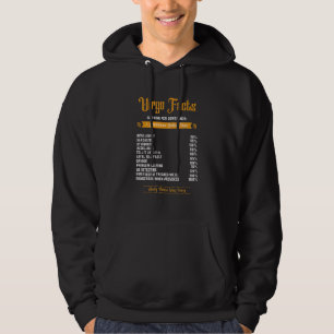 Virgo Facts Servings Per Container Zodiac Signs Da Hoodie